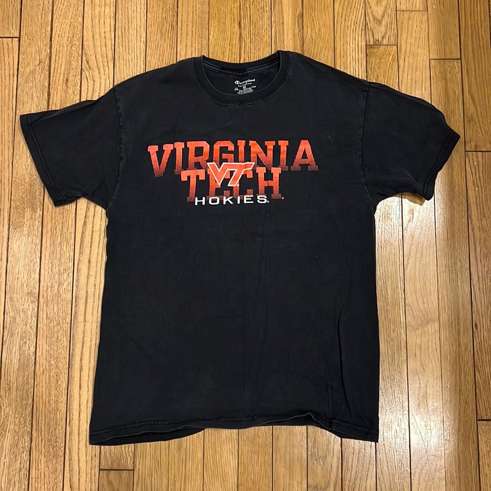 Black Virginia Tech Champion tshirt